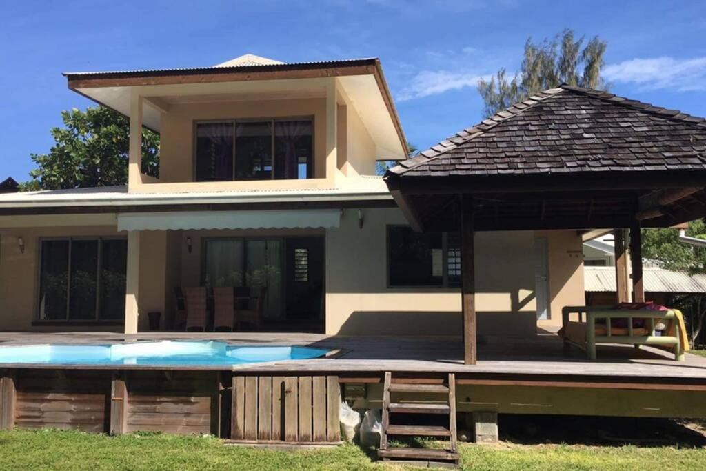 Moorea Temae Villa Walking Dist Beach And Golf Exterior foto